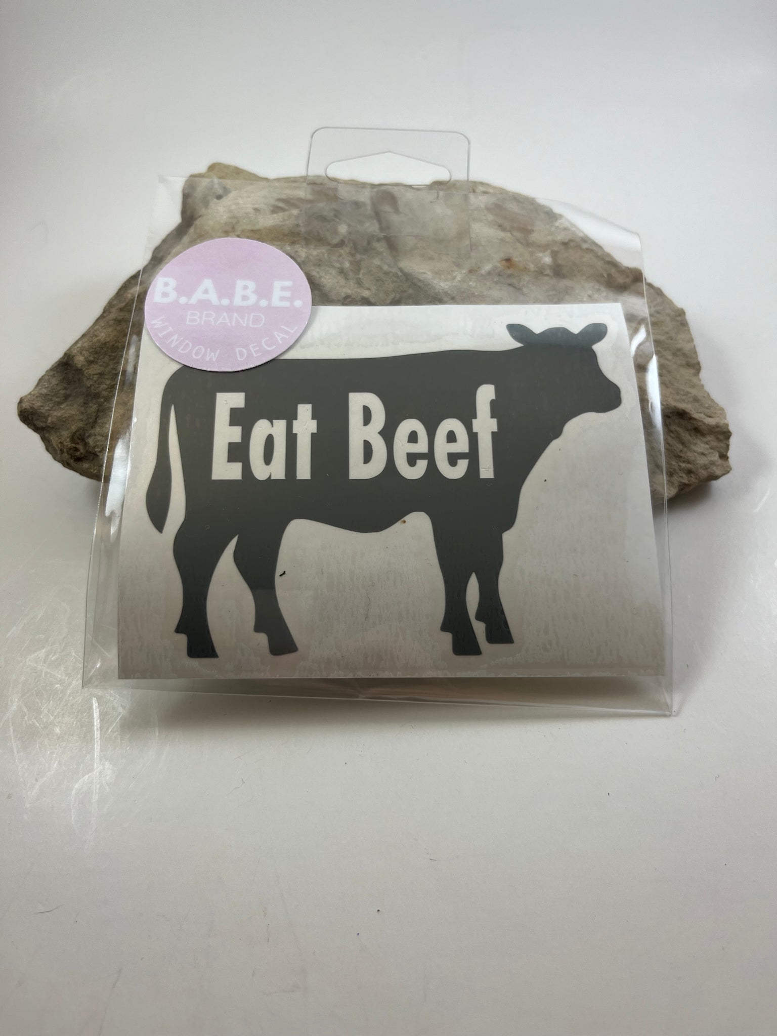 Eat Beef Car Sticker