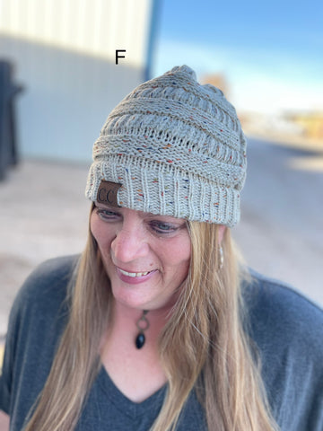 CC beanies $18